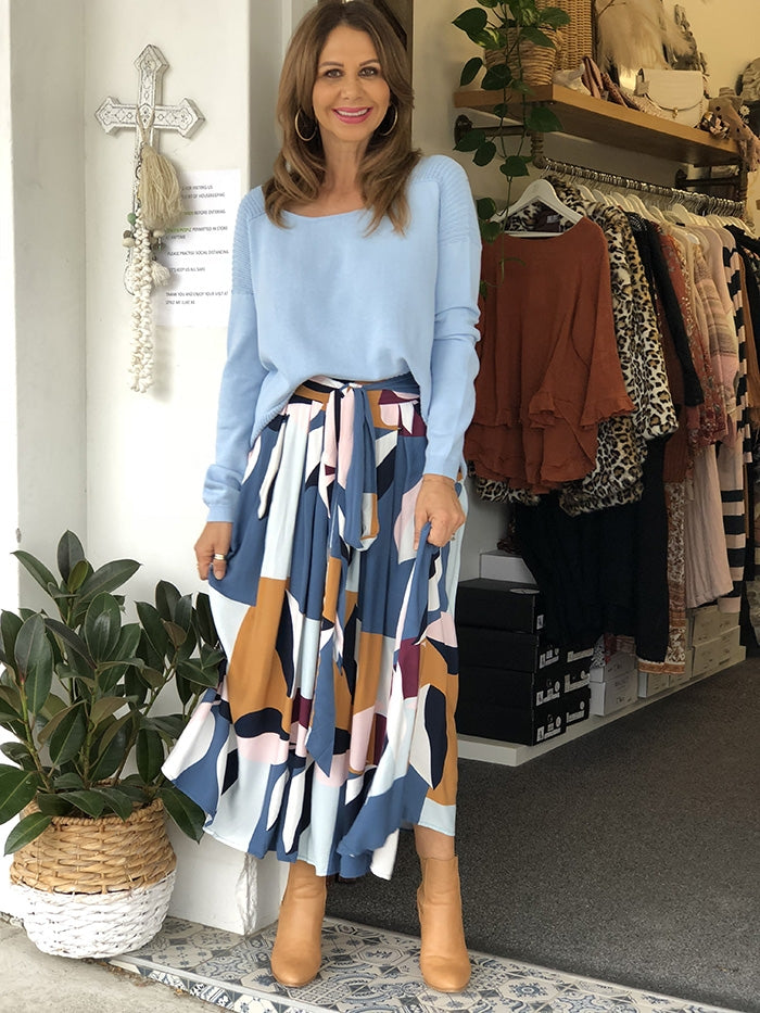 Minjonet Knit - Blue