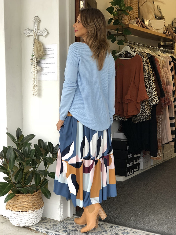 Minjonet Knit - Blue