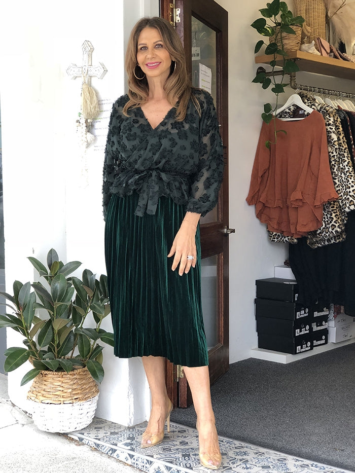 Velvet Forest Skirt