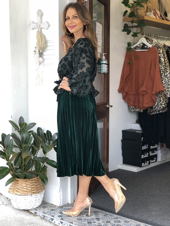 Velvet Forest Skirt