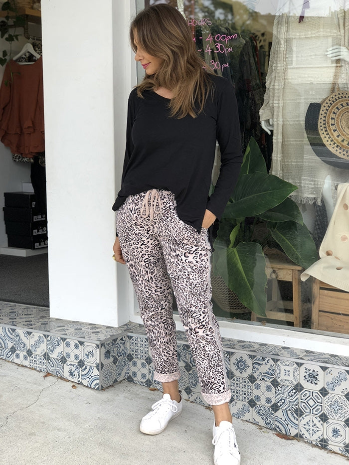 Natalia Pant - Blush Cheetah