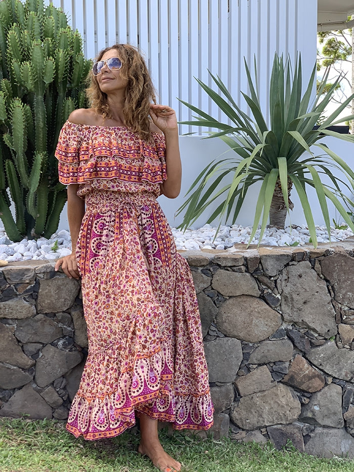 Magic Carpet Skirt - Solstice Print