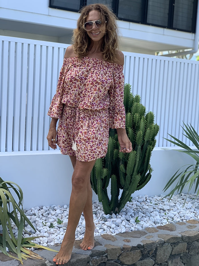 Shah Playsuit - Solstice Print