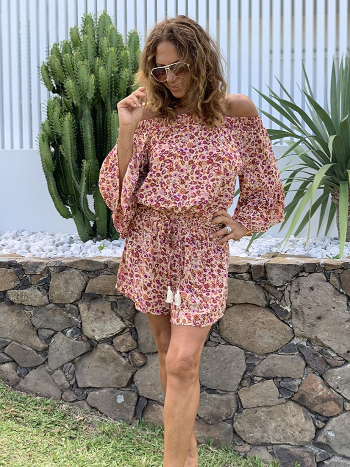 Shah Playsuit - Solstice Print