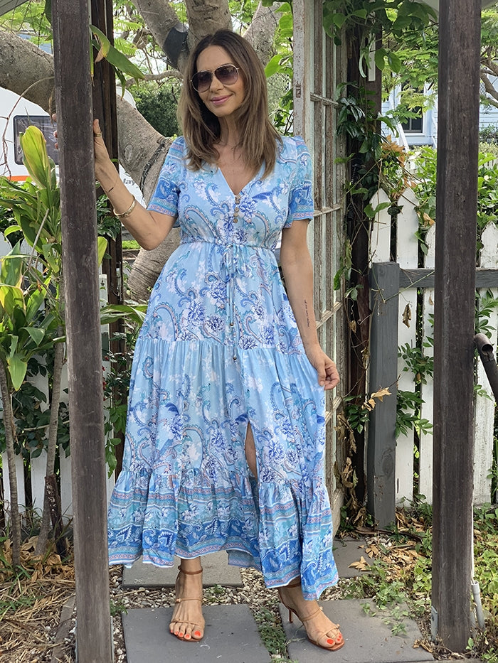Amirin Dress - Blue Floral