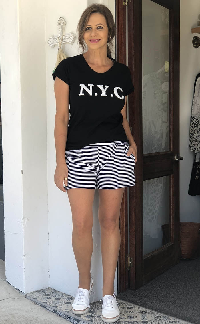 Nautical Stripe Shorts