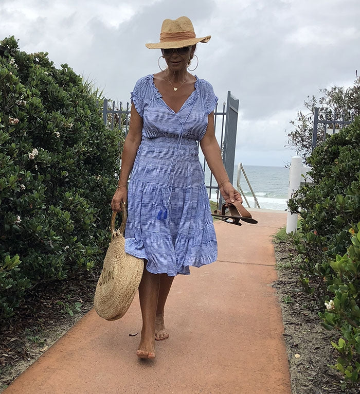 Sophia Dress - St Barts Stripe