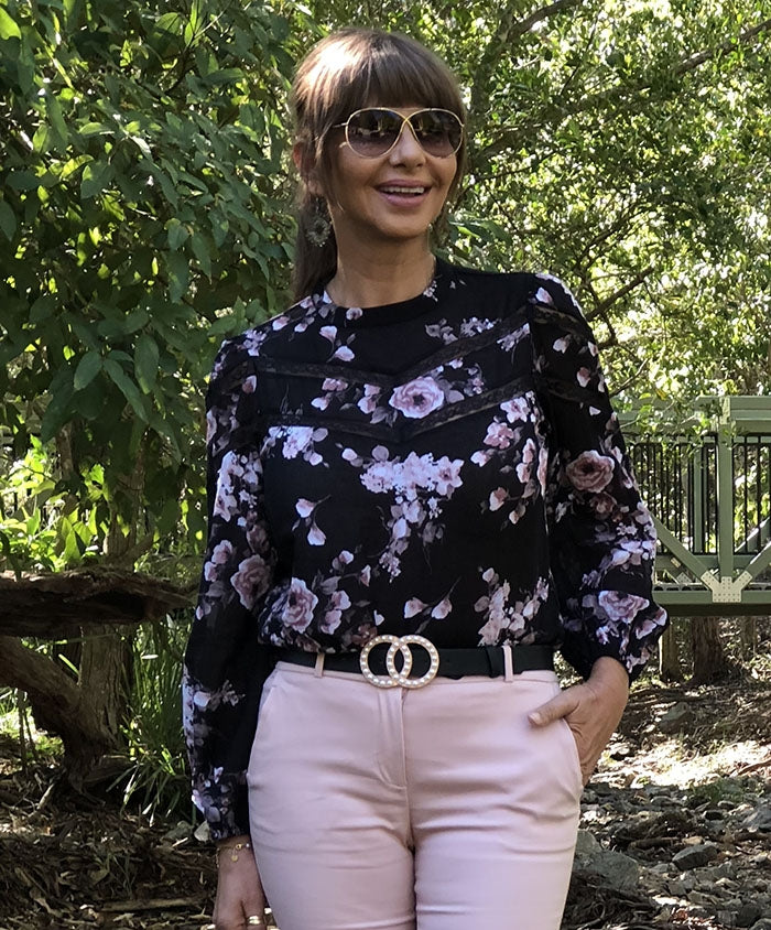 Alexis Floral Print Top