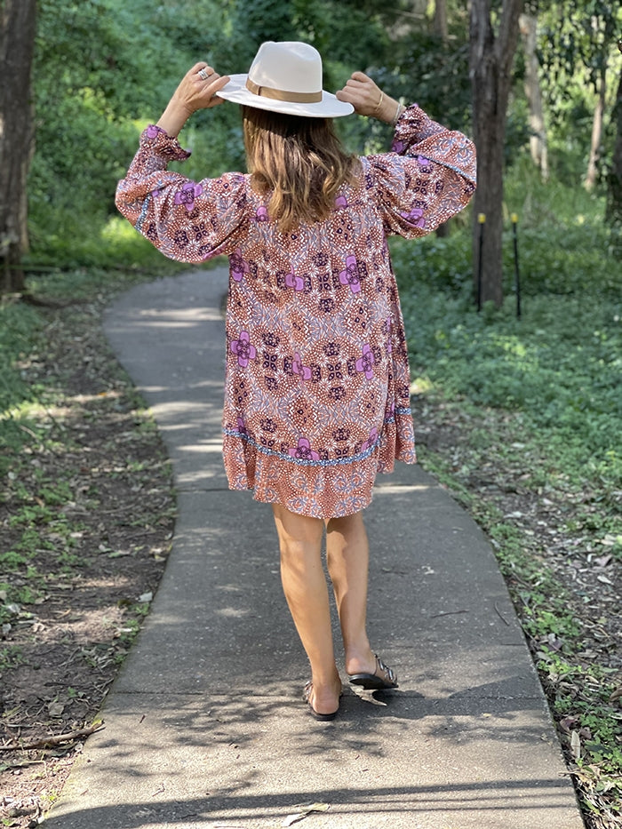 Meredith Dress - Plum Kalina