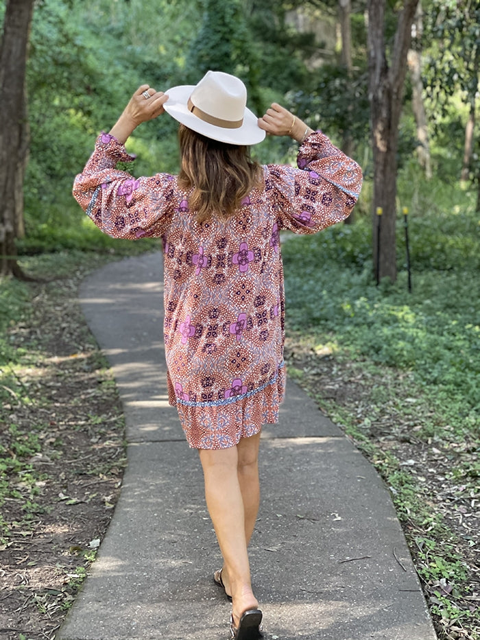 Meredith Dress - Plum Kalina