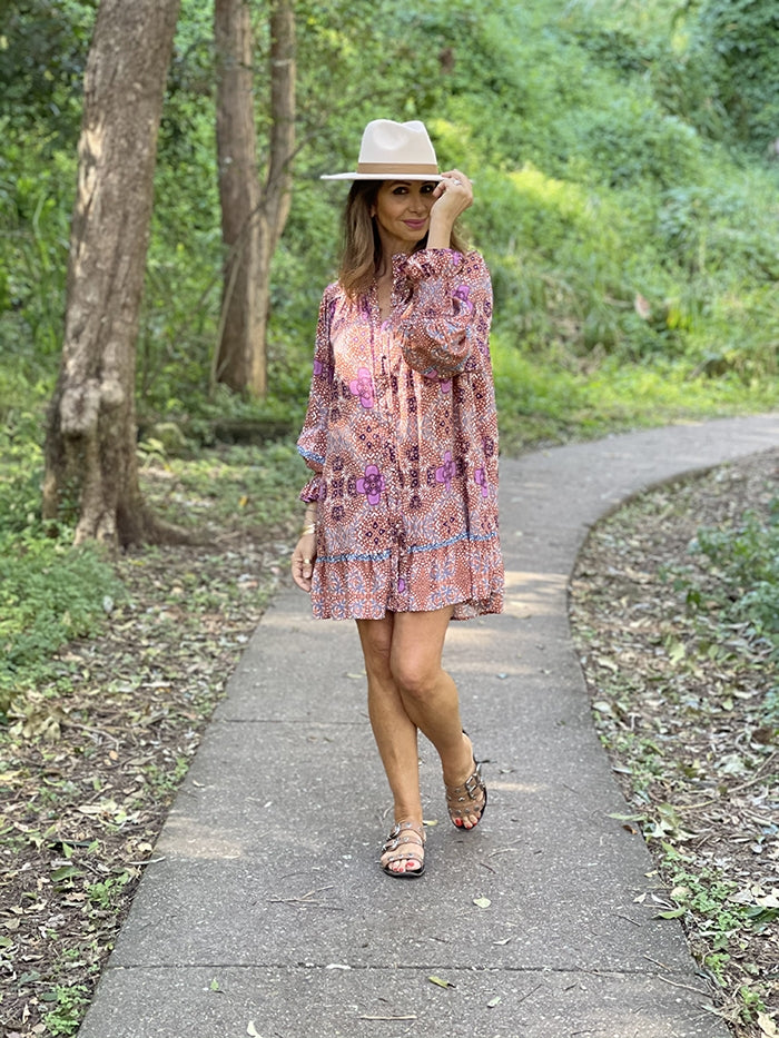 Meredith Dress - Plum Kalina
