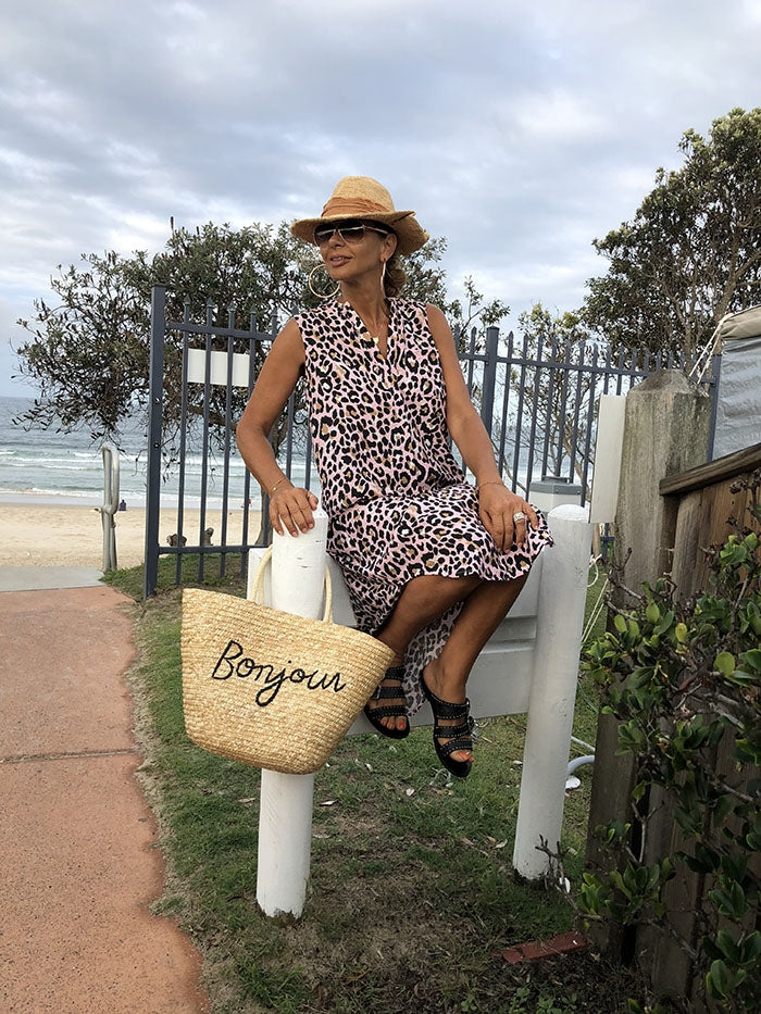 Pink Leopard Dress