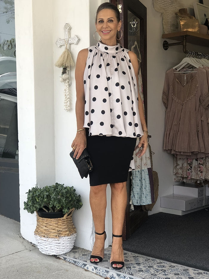 Out With Audrey Top - Spot