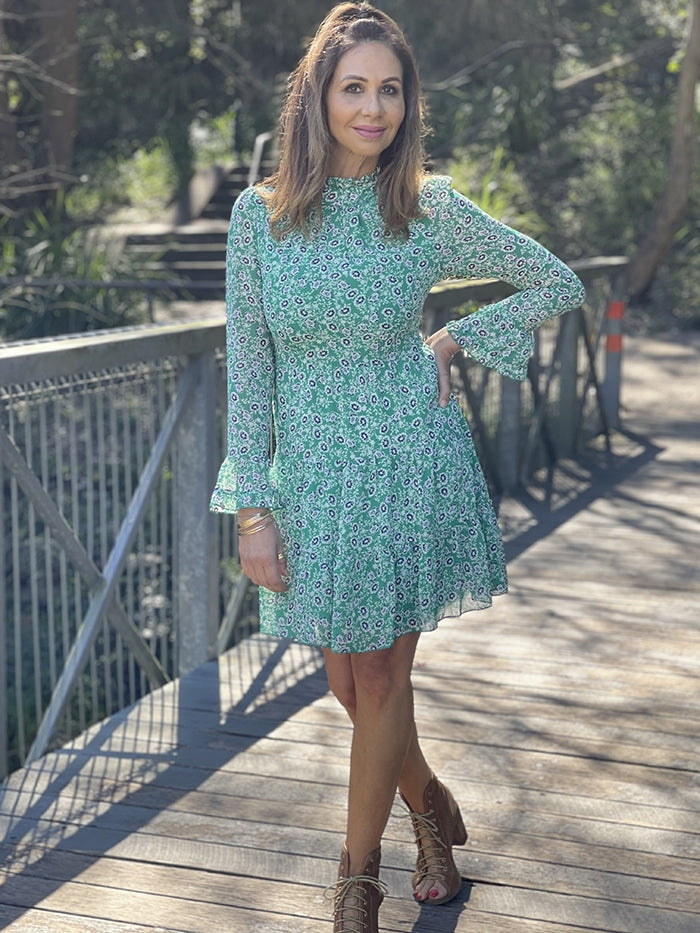 Dashi Dress - Meadow Green
