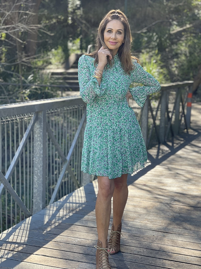 Dashi Dress - Meadow Green