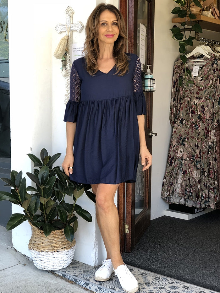 Anni Dress - Navy