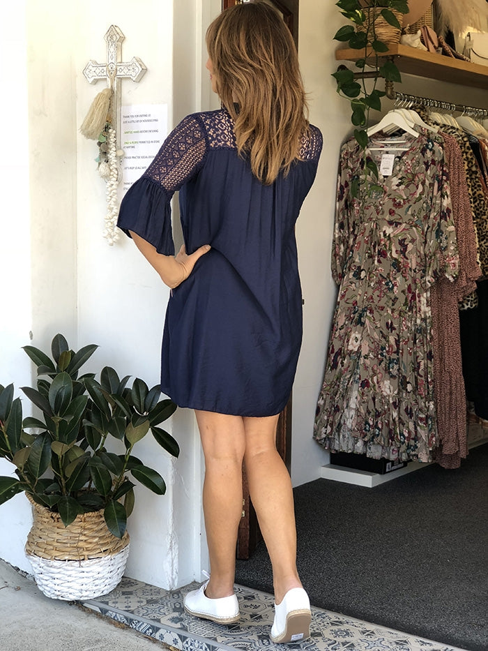 Anni Dress - Navy