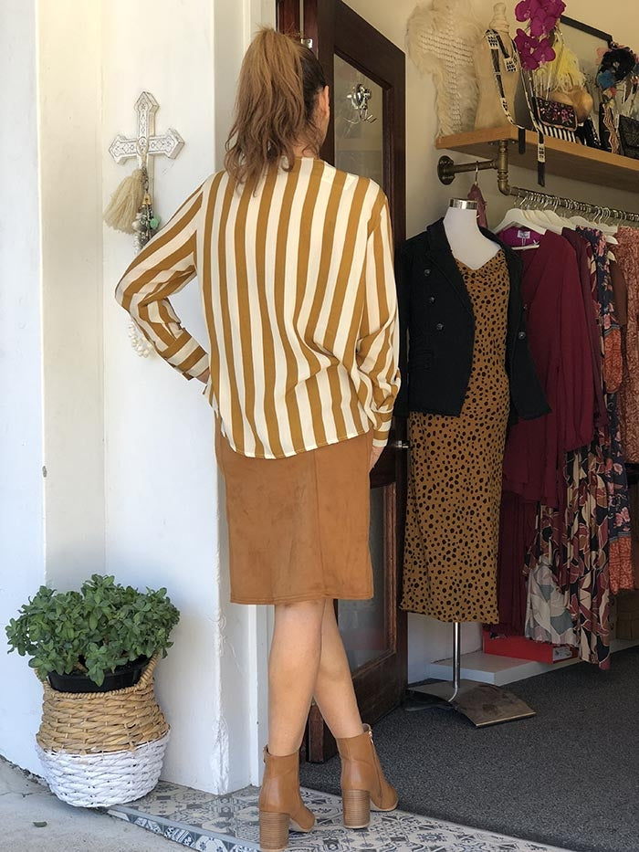 Hazel Stripe Top