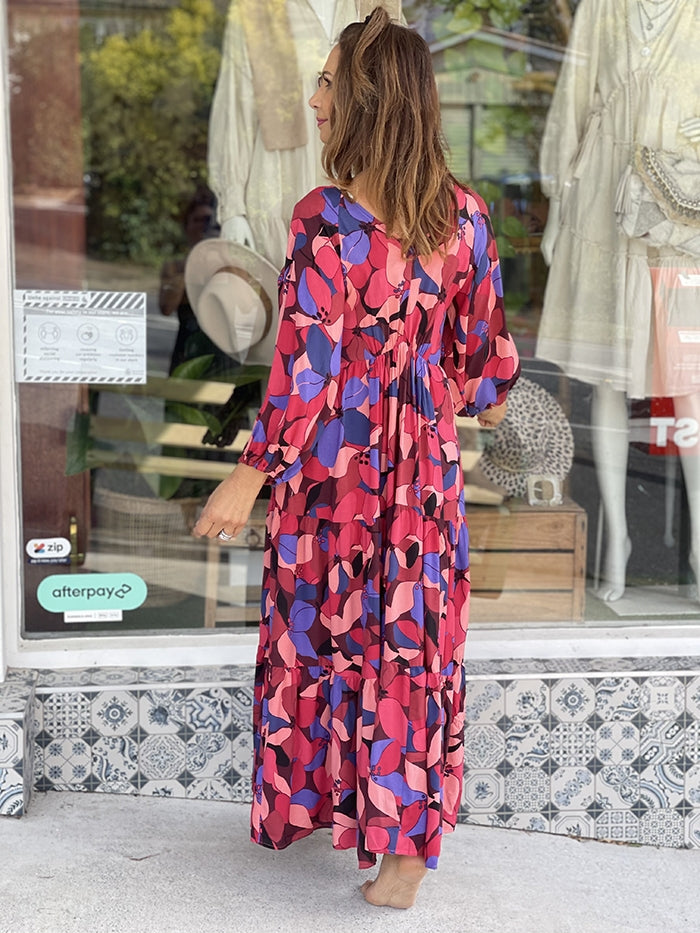 Hollywood Maxi Peak Front Dress