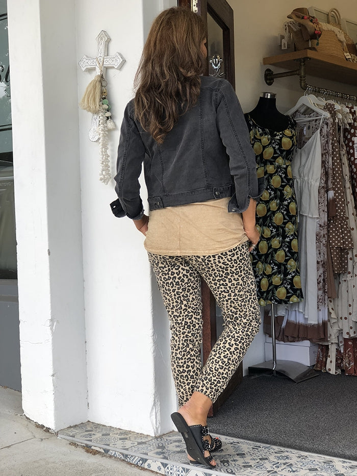 Leopard Joggers