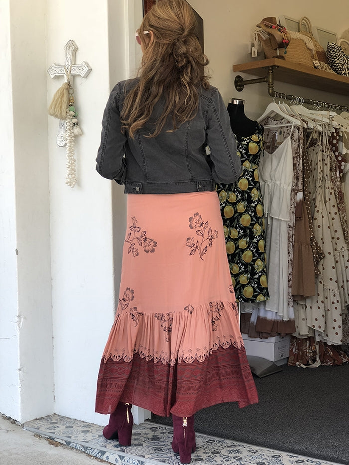 Kaya Skirt - Coral