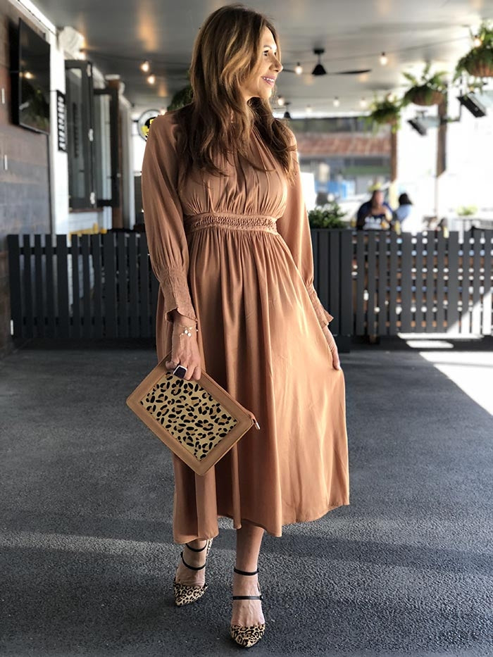 Samantha Dress - Tan