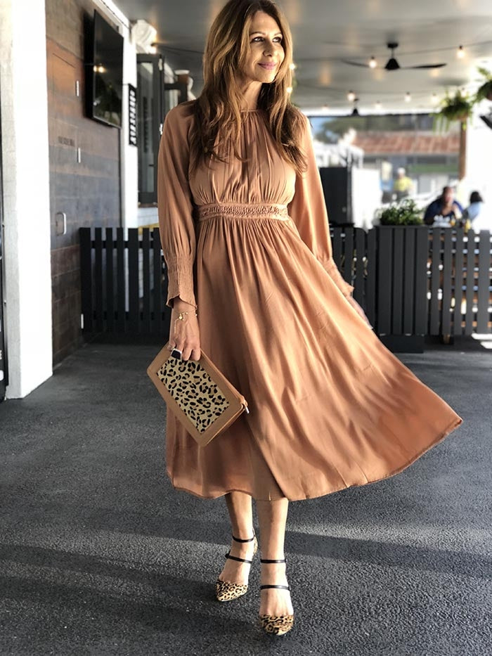 Samantha Dress - Tan