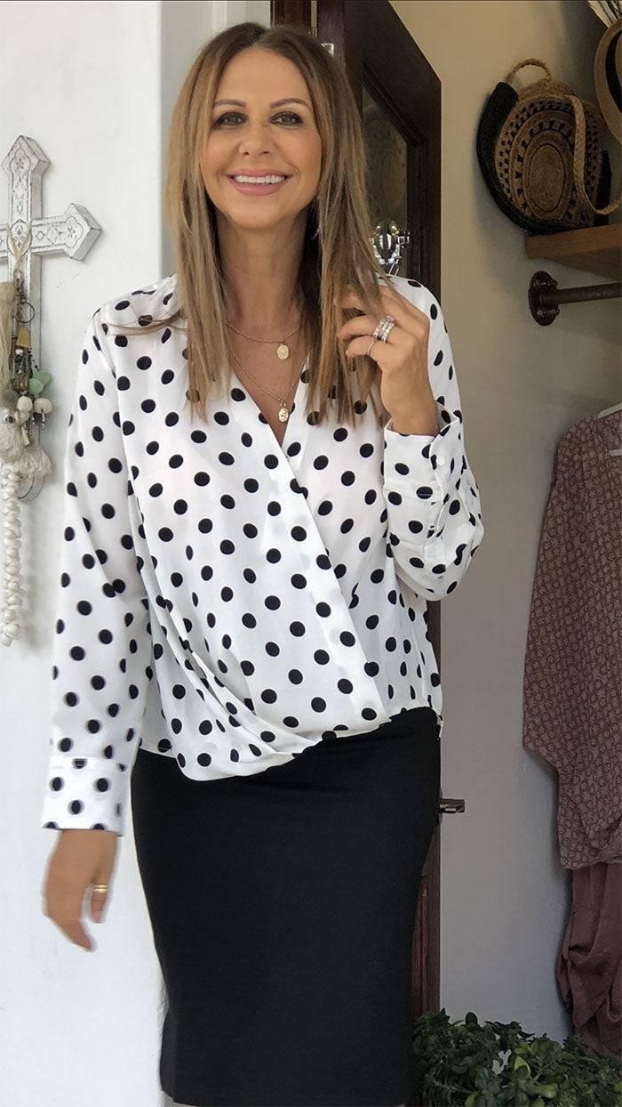 Spot Me Top - White