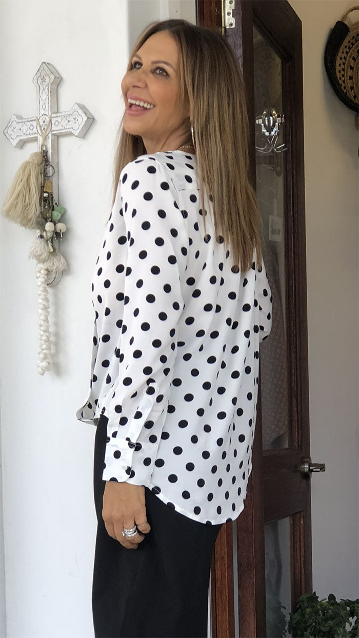 Spot Me Top - White