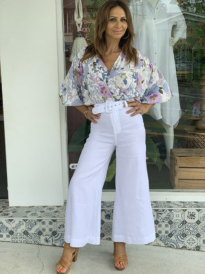 White Linen Pants