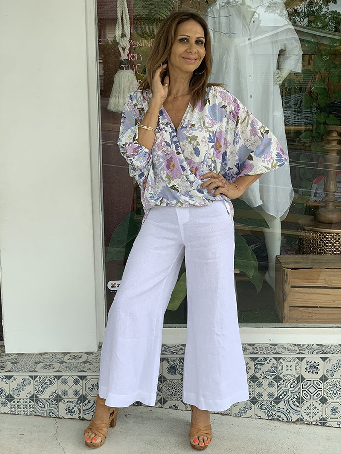 White Linen Pants – Style Me Luxe