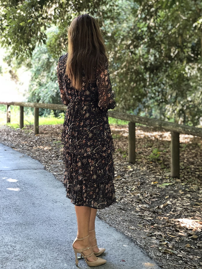 Marchesa Printed Dress