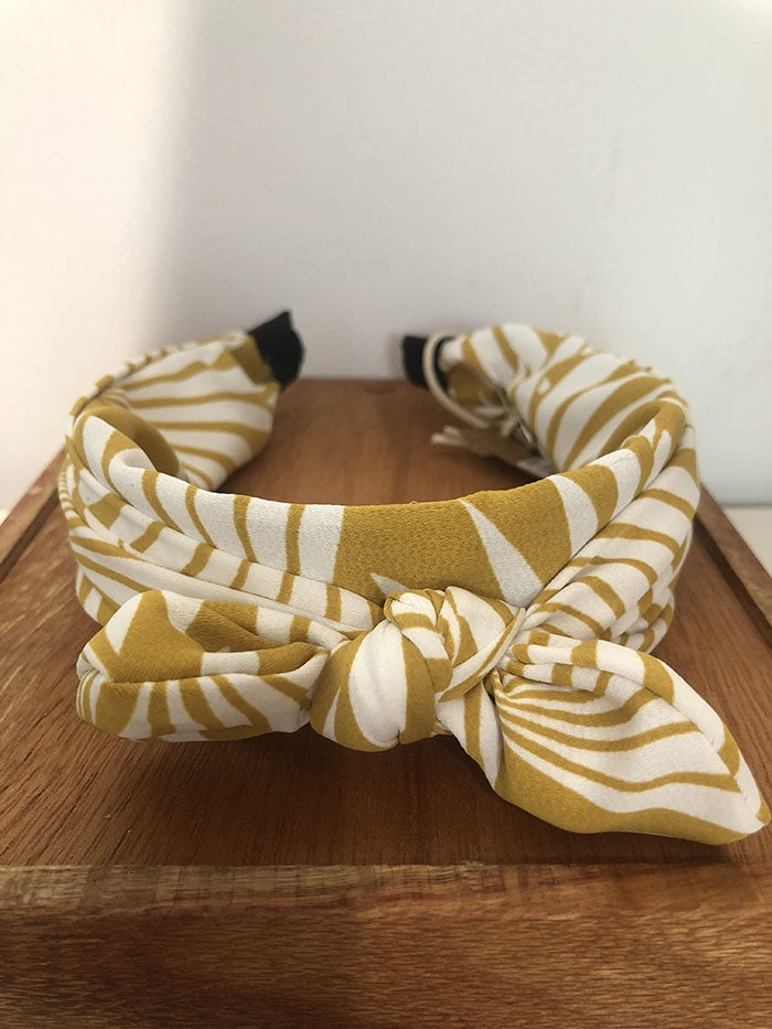 Amster mustard Knot Headband