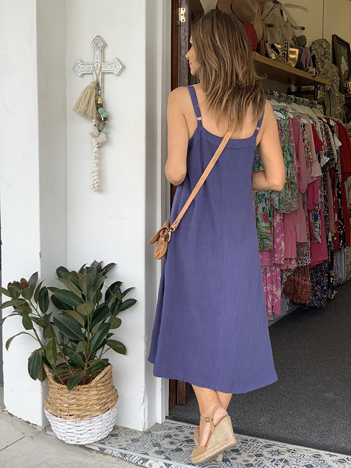 Sharni Dress - Navy