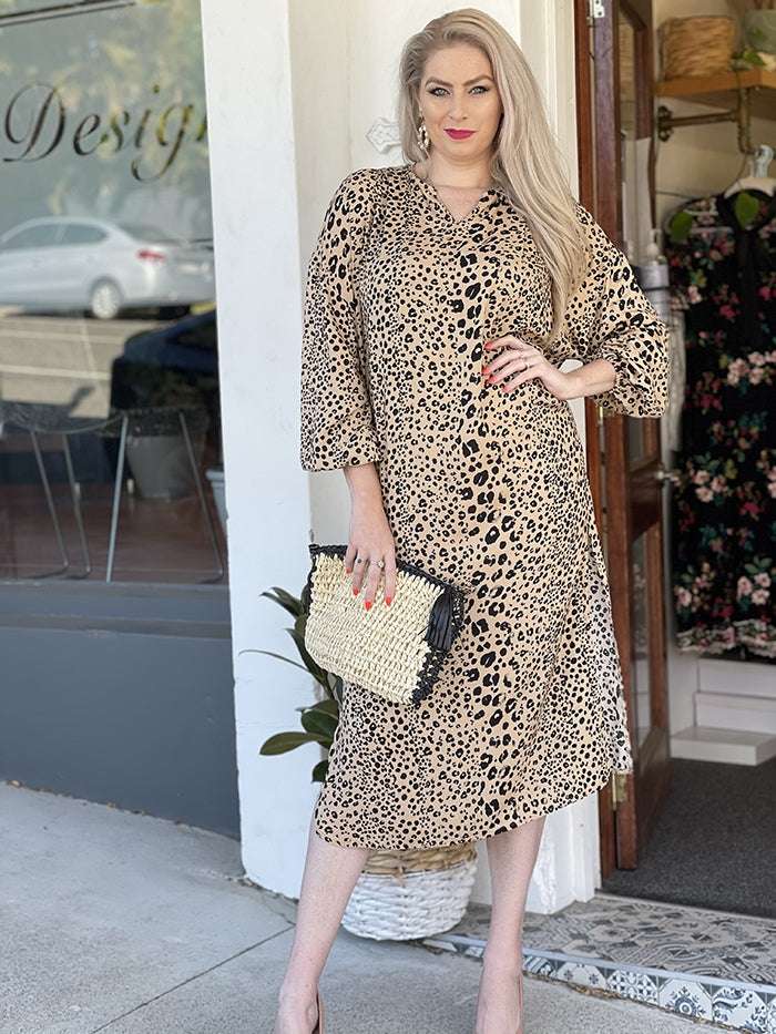 Leopard Midi Dress