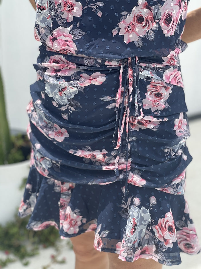 Pip Dress - Navy Floral