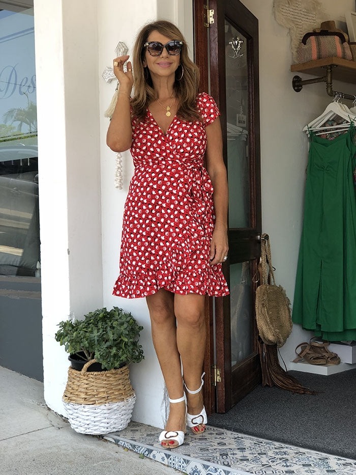 Claret Dress - Red
