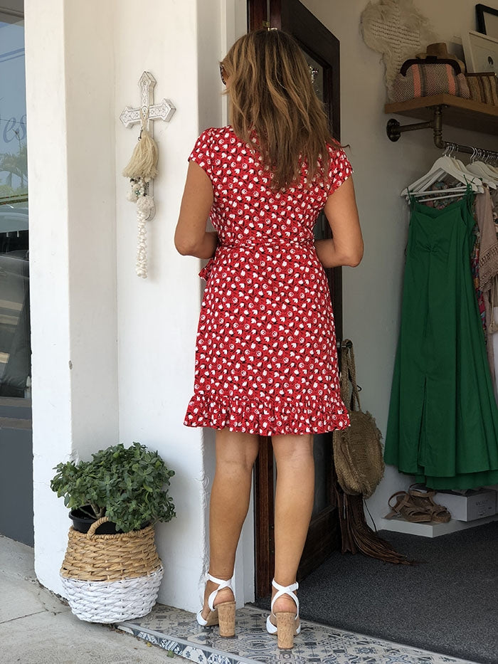 Claret Dress - Red