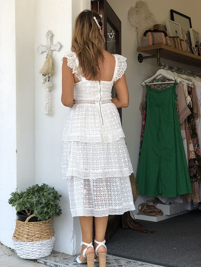Kesleigh Dress - White