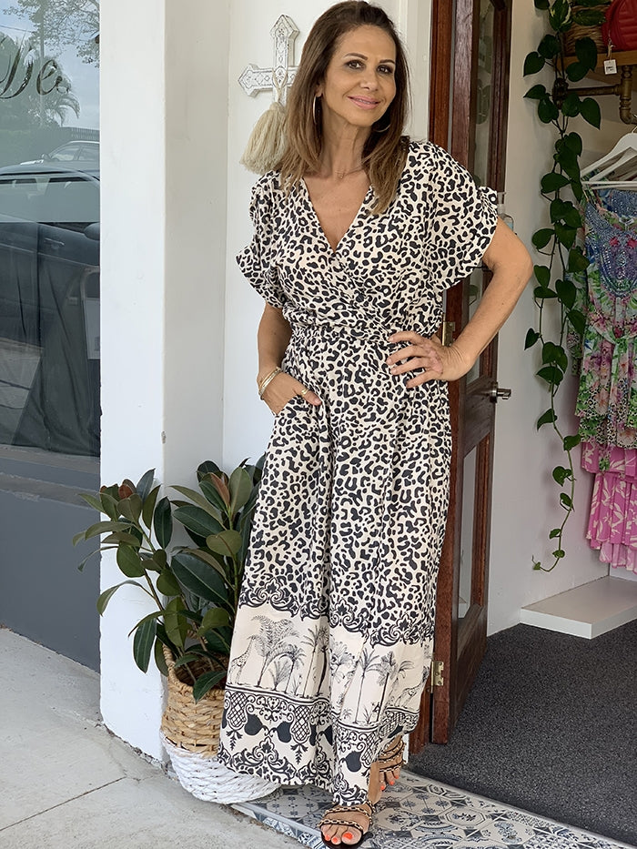 Bora Bora Dress - Polynesian Print