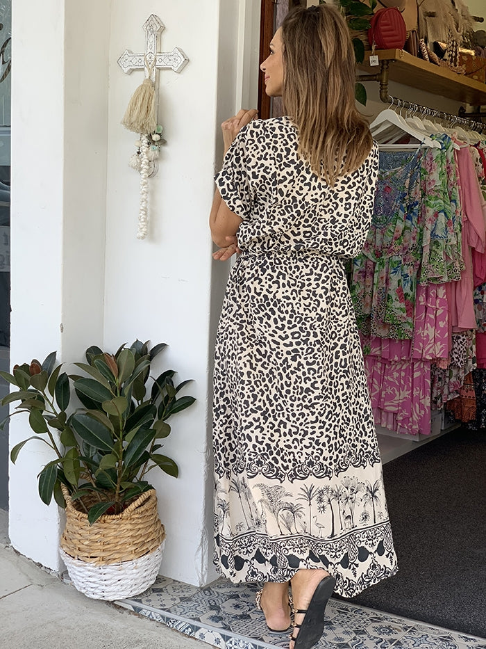 Bora Bora Dress - Polynesian Print
