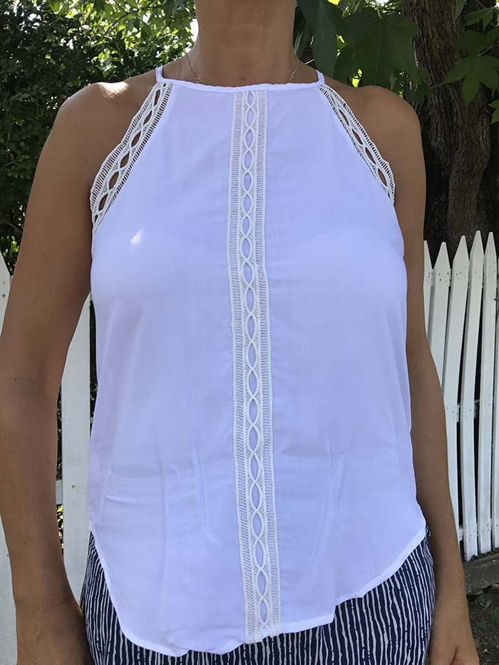 White Isla Top