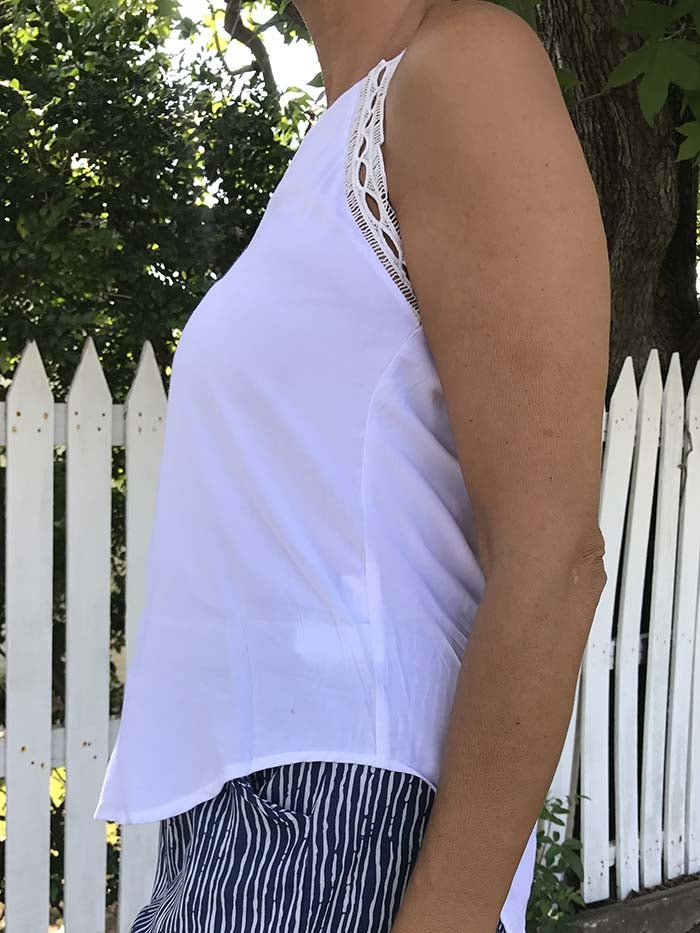 White Isla Top