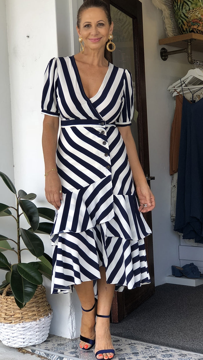 Isola Stripe Dress