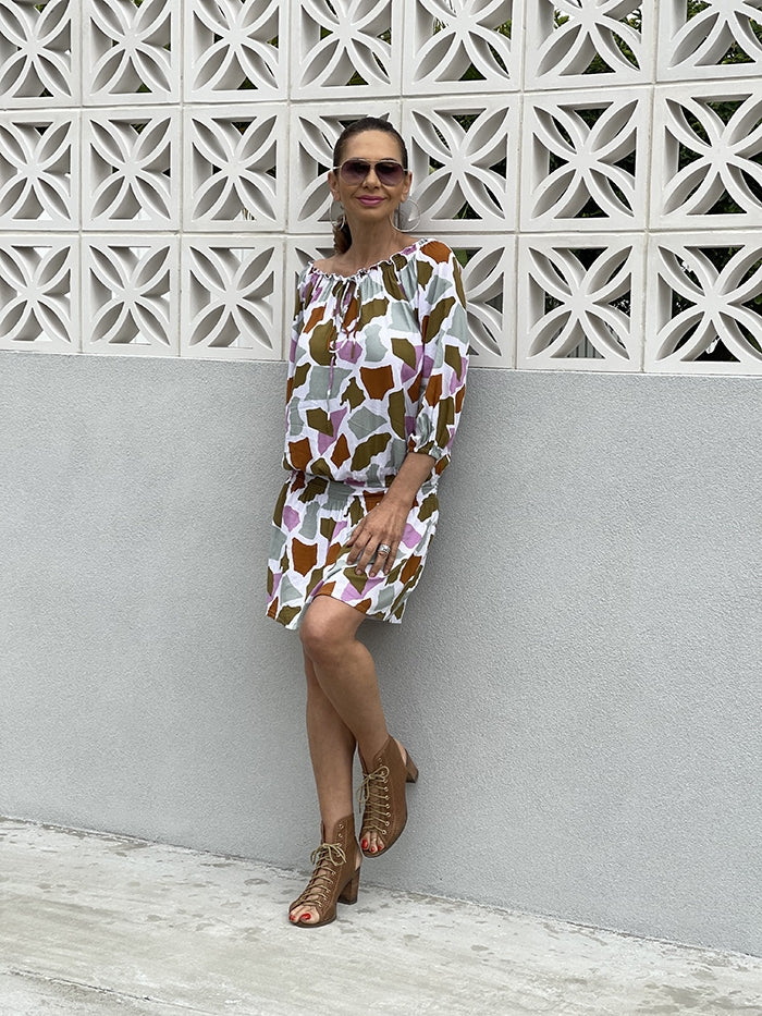 Julia Dress - Pebbles