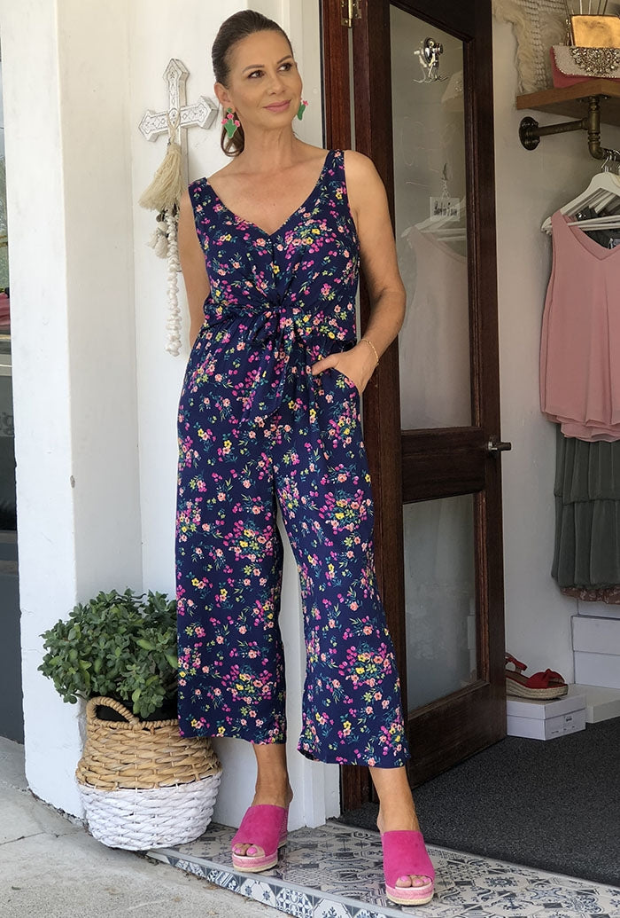 Dinah Jumpsuit - Floral