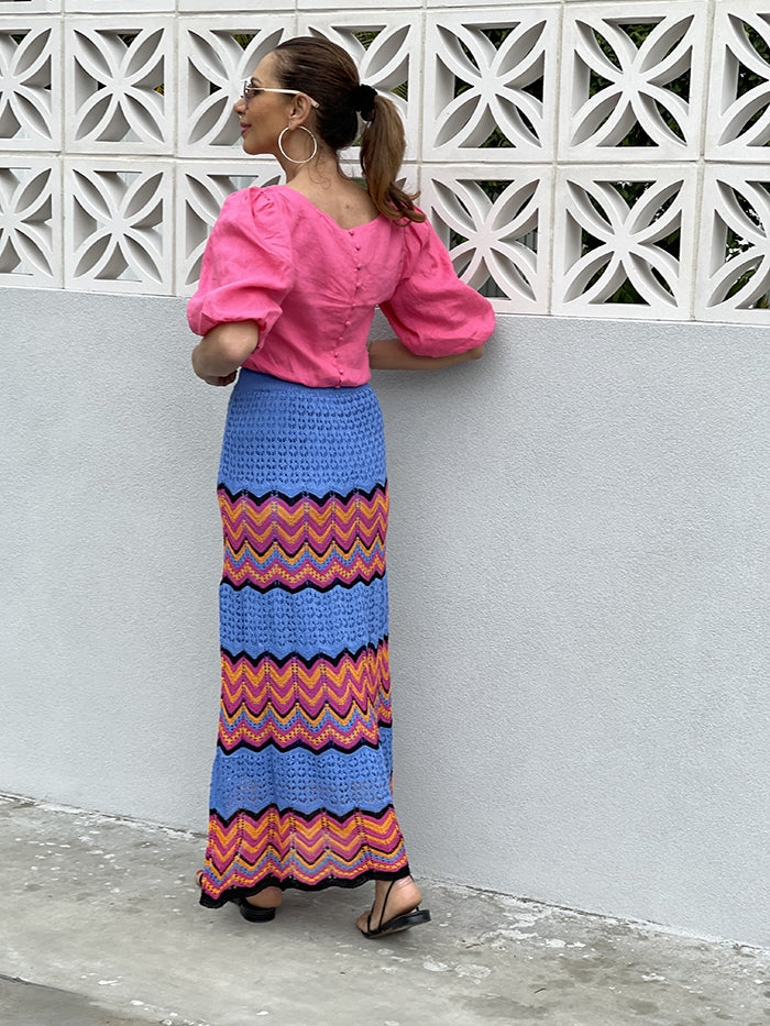 Crochet Skirt - Candy Stripe