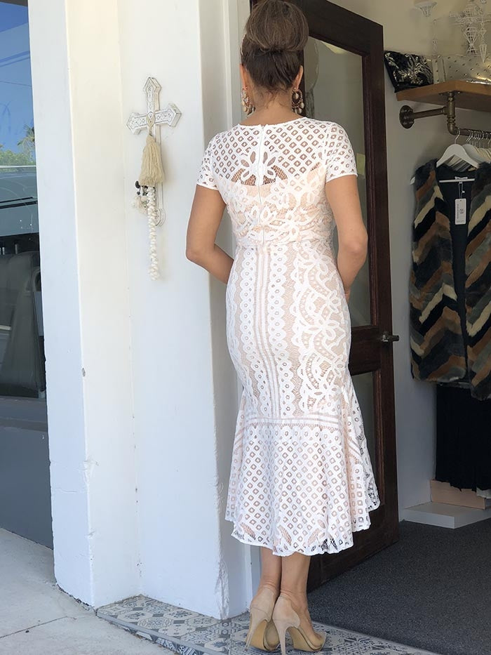 Charlotte Dress - White