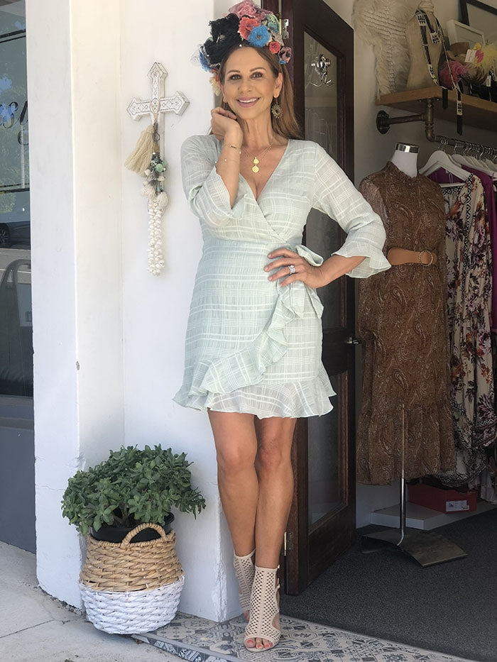 Sage Mini Dress