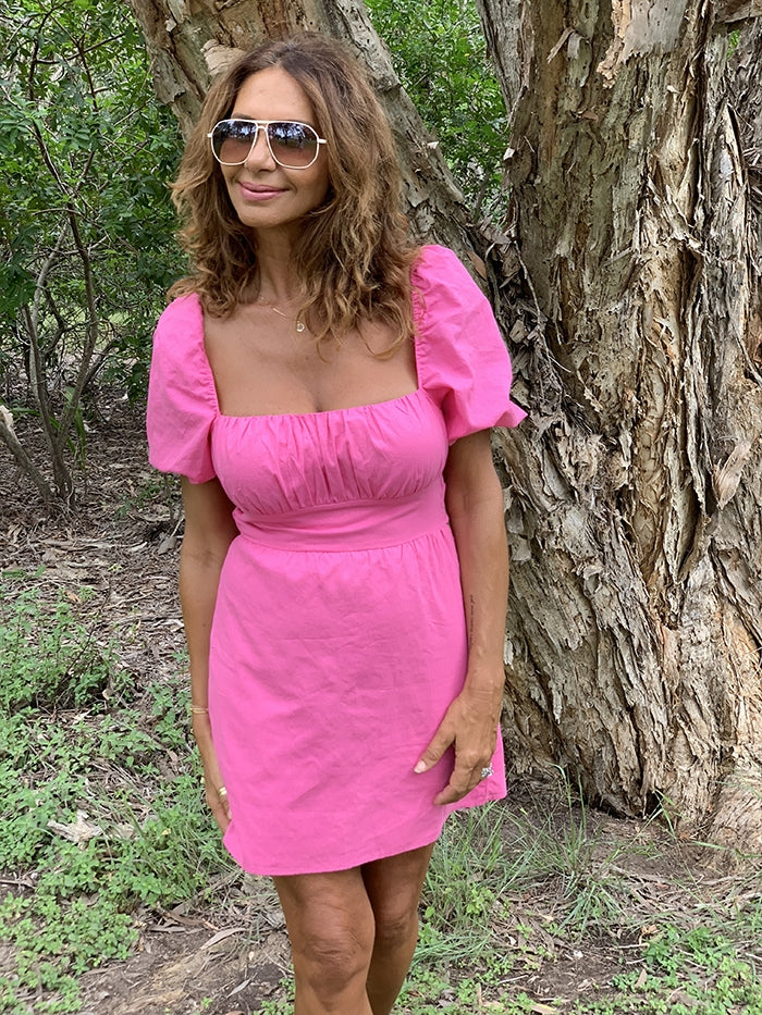 Candy Pink Mini Dress